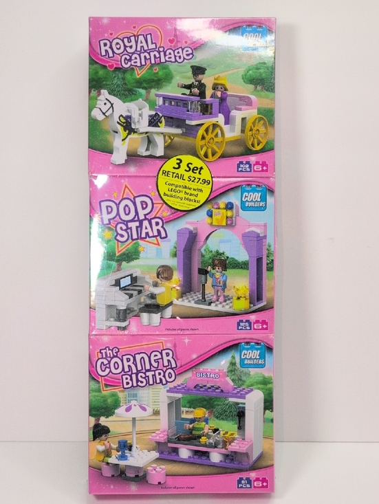 Cool Builders Other - Royal Carriage Playset Trio Building Blocks New